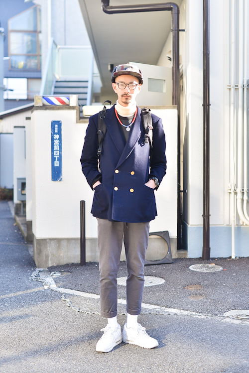 谷口 俊介さん - 麻布テーラー(azabu tailor)、サタデーズ ニューヨークシティ(Saturdays NYC)｜原宿ストリートスナップ - 写真1