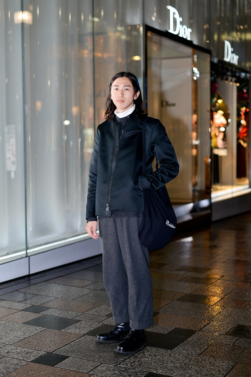 阿部 大貴さん - アクネ ストゥディオズ(Acne Studios)、ポール・スミス(Paul Smith)｜原宿ストリートスナップ1