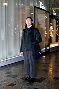 阿部 大貴さん - アクネ ストゥディオズ(Acne Studios)、ポール・スミス(Paul Smith)｜原宿ストリートスナップ - 写真1