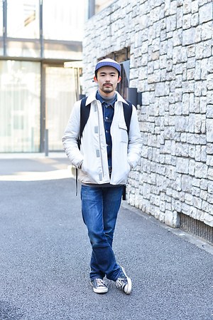 出澤 詠一さん - リーバイス(Levi's)、コンバース(CONVERSE)｜原宿ストリートスナップ - 写真1