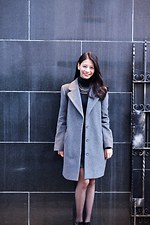 貴田 理沙さん - ルシェルブルー(LE CIEL BLEU)、カルヴェン(CARVEN)｜原宿ストリートスナップ3