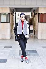 秋葉 江梨子さん - ザラ(ZARA)、アメリカンアパレル(American Apparel)｜原宿ストリートスナップ1