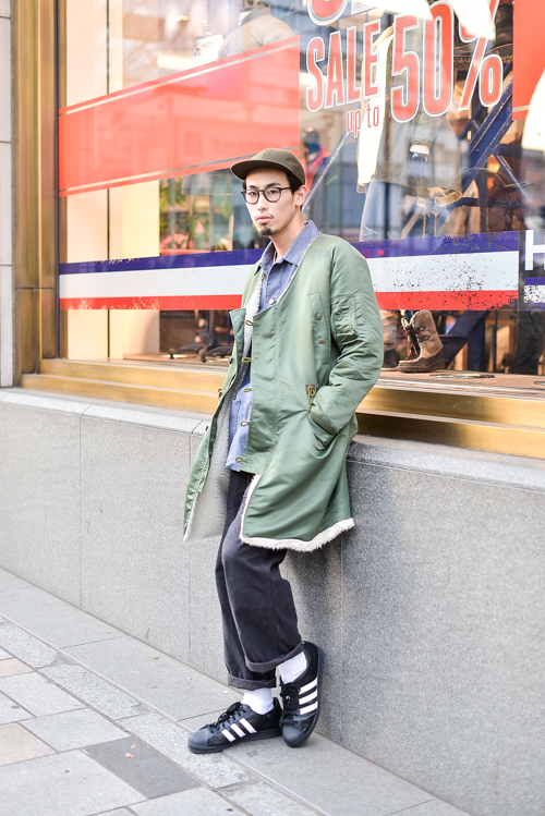 檜原 慈恩さん - ファセッタズム(FACETASM)、カーハート(CARHARTT)｜原宿ストリートスナップ - 写真1