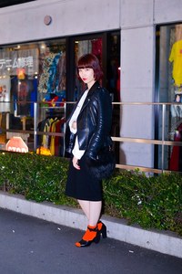 永田 茜さん - 古着(ユーズド)(USED)、アニエスベー(agnès b.)｜原宿ストリートスナップ - 写真1