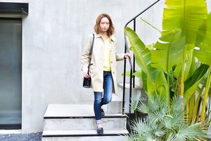 萱 みさきさん - ハリス(Harriss)、ユニクロ(UNIQLO)｜青山・表参道ストリートスナップ - 写真6