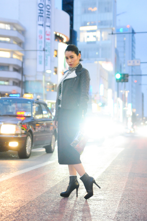 サオリ ジュニアさん - ルシェルブルー(LE CIEL BLEU)、アウラアイラ(AULA AILA)｜原宿ストリートスナップ - 写真1