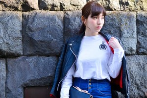 北本 千里さん - 古着(ユーズド)(USED)、リリー ブラウン(LILY BROWN)｜青山・表参道ストリートスナップ - 写真3