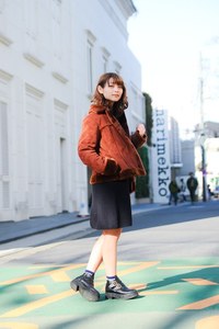 里々佳さん - アー・ヴェ・ヴェ(a.v.v)、ニコアンド(niko and ...)｜原宿ストリートスナップ - 写真1