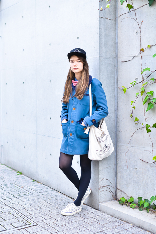 新里 ロドリゲス あけみさん - ヴァンズ(Vans)、ルートート(ROOTOTE)｜青山・表参道ストリートスナップ1