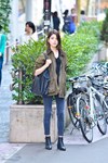 加納 みずきさん - バブアー(Barbour)、トップショップ(TOPSHOP)｜原宿ストリートスナップ1