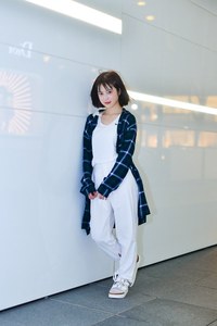藤田 ななみさん - エイチ＆エム(H&M)、ラコステ(LACOSTE)｜原宿ストリートスナップ - 写真1