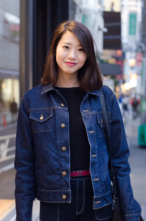 土岐 遥菜さん - アメリカンアパレル(American Apparel)、エモダ(EMODA)｜原宿ストリートスナップ - 写真2