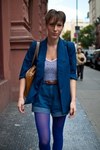 イヴァナさん - アメリカンアパレル(American Apparel)、ジー・エイチ・バス(G.H. Bass & Co.)｜ニューヨークストリートスナップ2