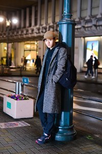 飯村 一誠さん - ヴィンテージ(vintage)、ユニクロ(UNIQLO)｜渋谷ストリートスナップ - 写真1