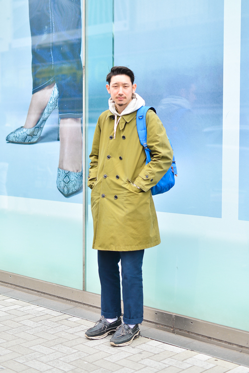 野中 健太郎さん - ザ・ノース・フェイス(THE NORTH FACE)、チャンピオン(Champion)｜原宿ストリートスナップ - 写真1