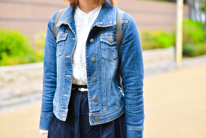 原 彩香さん - 古着(ユーズド)(USED)、エイチ＆エム(H&M)｜原宿ストリートスナップ - 写真4