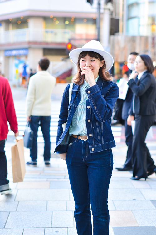 濱田 莉乃さん - リーバイス(Levi's)、ユニクロ(UNIQLO)｜原宿ストリートスナップ - 写真3