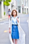 萱 みさきさん - ケービーエフ(KBF)、アー・ペー・セー(A.P.C.)｜青山・表参道ストリートスナップ2