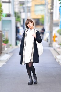 石川 瑠利子さん - フィグ＆ヴァイパー(FIG & VIPER)、古着(ユーズド)(USED)｜青山・表参道ストリートスナップ - 写真1