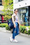 石福 恭子さん - マウジー(MOUSSY)、スライ(SLY)｜原宿ストリートスナップ1