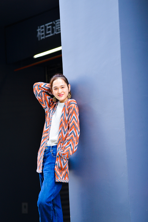 眞鍋 都さん - スライ(SLY)、マウジー(MOUSSY)｜渋谷ストリートスナップ2