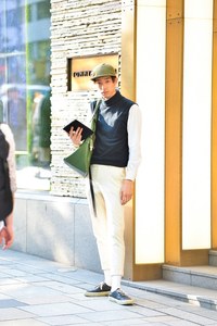 細田 真吾さん - ヴァンズ(Vans)、アディダス(adidas)｜原宿ストリートスナップ - 写真1