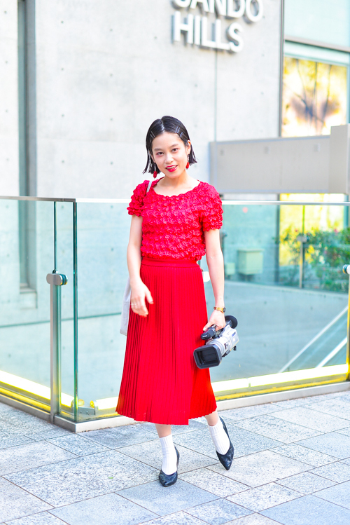 ナカムラ アメリさん 原宿ストリートスナップ ファッションプレス