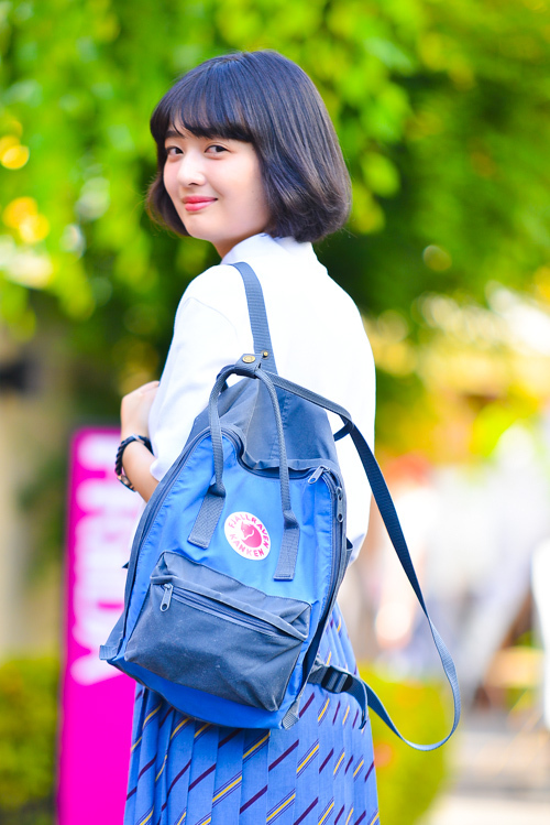 斎藤 遥さん フェールラーベン Fjallraven 原宿ストリートスナップ ファッションプレス 斎藤 遥さん フェールラーベン Fjallraven 原宿ストリートスナップ ファッションプレス