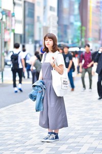 阿久津 涼香さん - リーバイス(Levi's)、ヘザー(Heather)｜原宿ストリートスナップ - 写真1