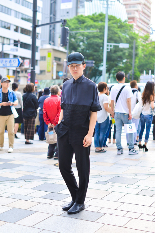 野口 諒真さん - ランバン(LANVIN)、ディオール(DIOR)｜原宿ストリートスナップ - 写真1