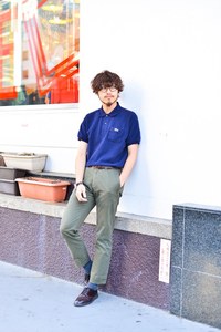 菊田 潤さん - ラコステ(LACOSTE)、ブルックス ブラザーズ(Brooks Brothers)｜原宿ストリートスナップ - 写真1