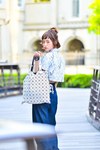 植村 麻由さん - カルヴェン(CARVEN)、オープニングセレモニー(OPENING CEREMONY)｜青山・表参道ストリートスナップ3