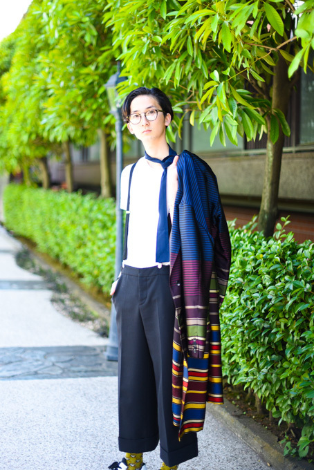 上杉 信介さん - ドリス ヴァン ノッテン(DRIES VAN NOTEN)、ユニクロ(UNIQLO)｜青山・表参道ストリートスナップ - 写真2