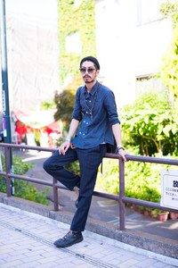 石川 義郎さん - アシードンクラウド(ASEEDONCLOUD)、ヨウジヤマモト(Yohji Yamamoto)｜原宿ストリートスナップ - 写真9