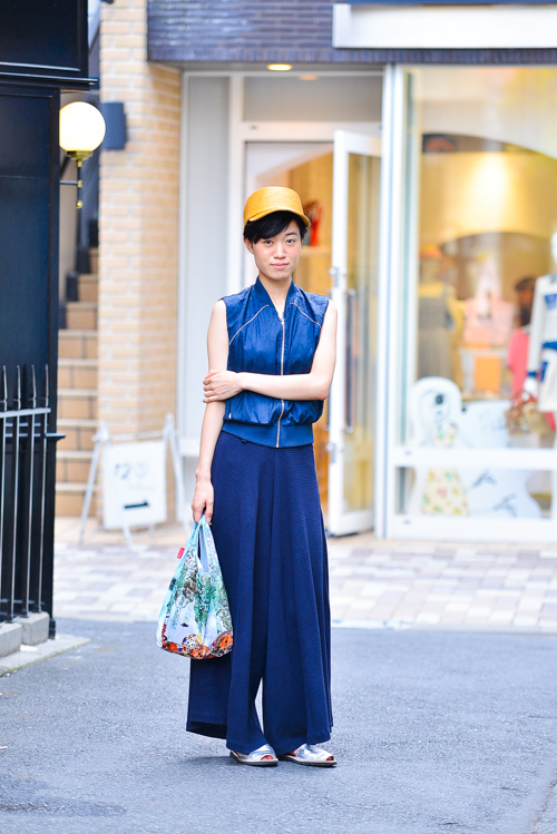 逵 優希さん - アクネ ストゥディオズ(Acne Studios)、タロウ ホリウチ(TARO HORIUCHI)｜原宿ストリートスナップ - 写真1