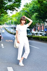 陳 馨さん - ナイキ(NIKE)、アメリカンアパレル(American Apparel)｜原宿ストリートスナップ - 写真1