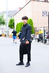 萩谷 直人さん - イッセイ ミヤケ(ISSEY MIYAKE)、コム デ ギャルソン(COMME des GARÇONS)｜原宿ストリートスナップ8