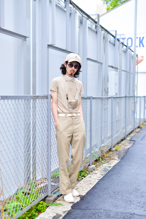 渕上 寛さん - ポロ ラルフ ローレン(Polo Ralph Lauren)、ディッキーズ(Dickies)｜原宿ストリートスナップ1