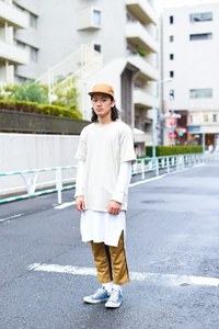 釘宮 一彰さん - コム デ ギャルソン・オム(COMME des GARÇONS HOMME)、コンバース(CONVERSE)｜渋谷ストリートスナップ - 写真1