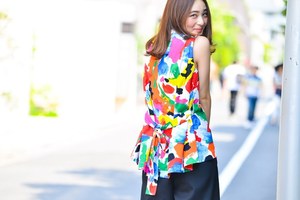 小松 由佳さん - ケイト・スペード サタデー(KATE SPADE SATURDAY)、ダミー(DAMMY)｜原宿ストリートスナップ - 写真4