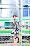 カトウ マホさん - ヴィンテージ(vintage)、カラー(kolor)｜渋谷ストリートスナップ2