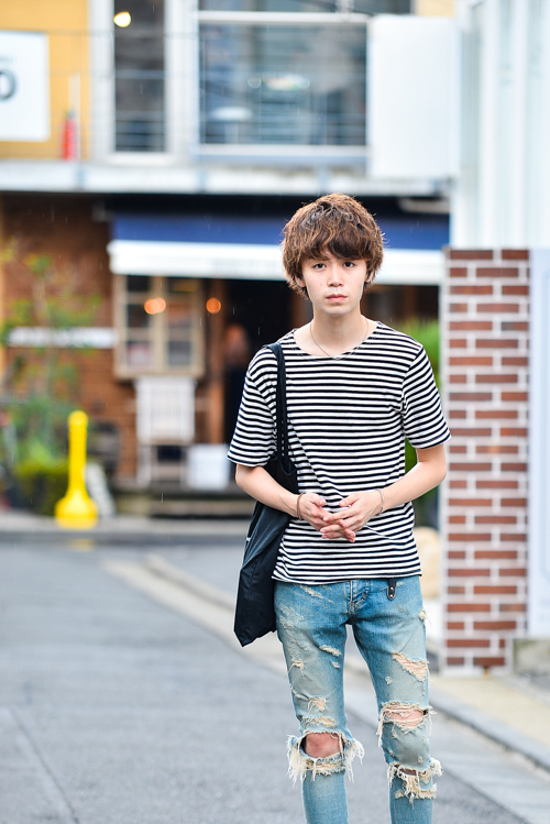 芳賀 靖隆さん - 古着(ユーズド)(USED)、サンローラン(Saint Laurent)｜渋谷ストリートスナップ2
