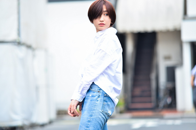 前田 千聡さん - ニコアンド(niko and ...)、リーバイス(Levi's)｜原宿ストリートスナップ - 写真3