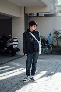 エノモト ショウタさん - 3.1 フィリップ リム(3.1 Phillip Lim)、ファセッタズム(FACETASM)｜青山・表参道ストリートスナップ - 写真1