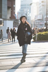 中田 クルミさん - ギャップ(GAP)、ウエスコ(WESCO)｜原宿ストリートスナップ - 写真1