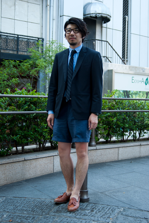 ニシノ　ダイシさん - ブラックフリース(BLACK FLEECE)、ブルックス ブラザーズ(Brooks Brothers)｜原宿ストリートスナップ - 写真1