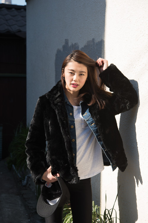 妹尾 南さん - リー(Lee)、エイチ＆エム(H&M)｜渋谷ストリートスナップ5