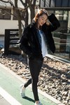 妹尾 南さん - リー(Lee)、エイチ＆エム(H&M)｜渋谷ストリートスナップ6