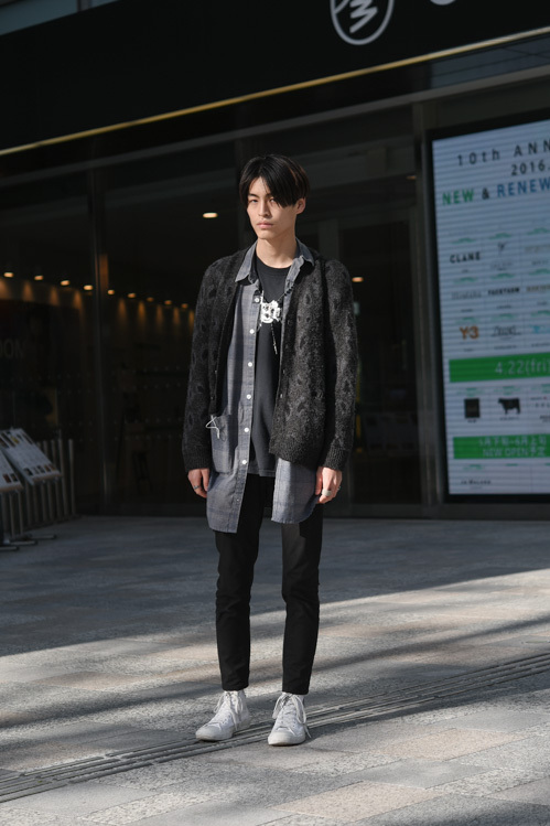 福島 理久さん - ディスカバード(DISCOVERED)、スティーブン アラン(Steven Alan)｜青山・表参道ストリートスナップ2