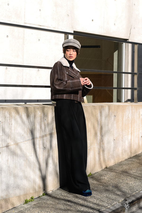 高橋 淑子さん - ナイフ(NAIFE)、ユニクロ(UNIQLO)｜青山・表参道ストリートスナップ - 写真1